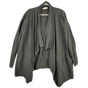 Barefoot Dreams Cardigan Womens‎ Small CozyChic Lite Drape Front Pockets Sweater